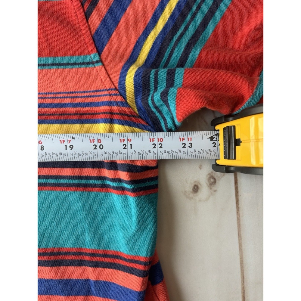 Y2K Club Room Mens Polo Shirt XL Striped Multicolored Preppy Country Club‎ 0639 - Picture 6 of 10